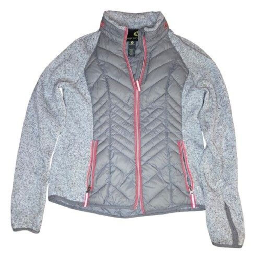 XERSION Lightweight Silver Combined Women's Gym Jacket Size Large